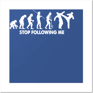 evolution - stop following me! T- gift Posters and Art